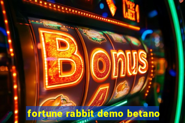 fortune rabbit demo betano